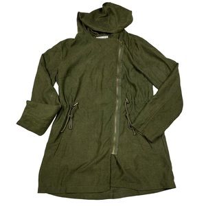 Zip up hooded jacket